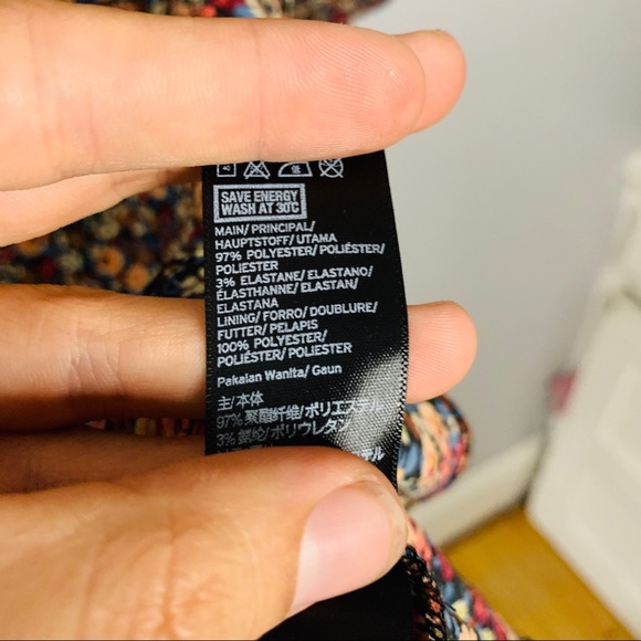 Topshop Peach Pop Ruffle Tea Open Back Dress - Picture 7 of 7